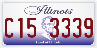 IL license plate C153339