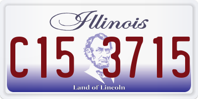 IL license plate C153715