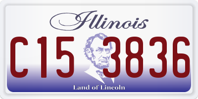IL license plate C153836