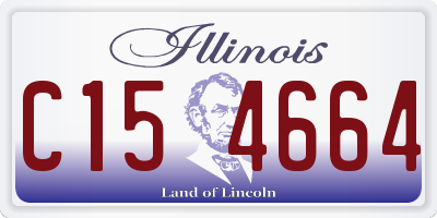 IL license plate C154664