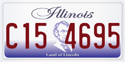 IL license plate C154695