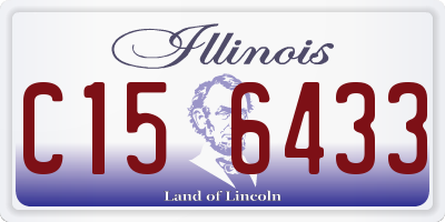 IL license plate C156433