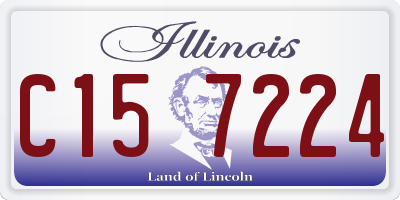 IL license plate C157224