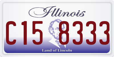 IL license plate C158333