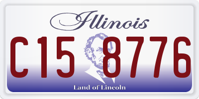 IL license plate C158776