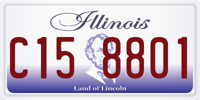 IL license plate C158801