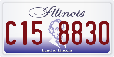IL license plate C158830
