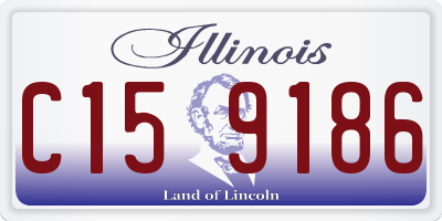 IL license plate C159186