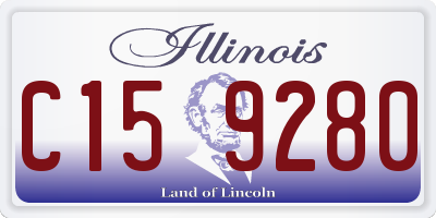 IL license plate C159280