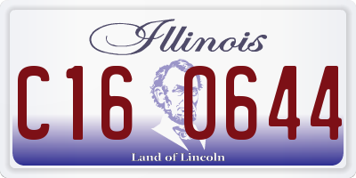 IL license plate C160644