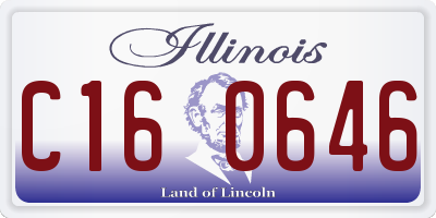 IL license plate C160646