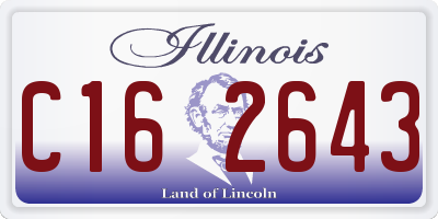 IL license plate C162643