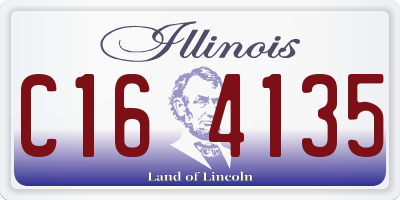 IL license plate C164135