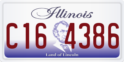 IL license plate C164386