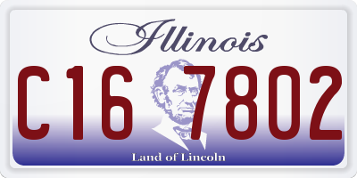 IL license plate C167802
