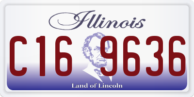 IL license plate C169636