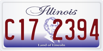 IL license plate C172394