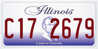IL license plate C172679