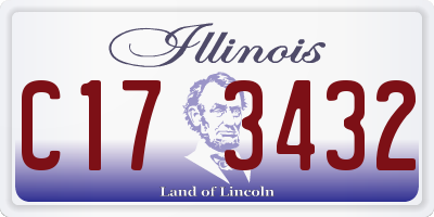 IL license plate C173432