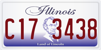 IL license plate C173438