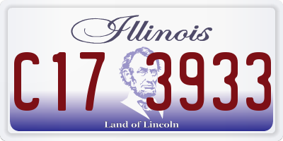 IL license plate C173933