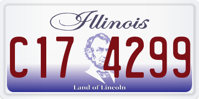 IL license plate C174299