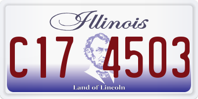 IL license plate C174503
