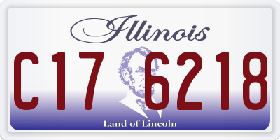 IL license plate C176218