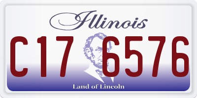 IL license plate C176576