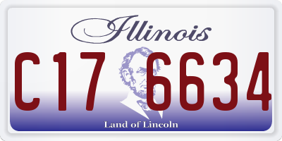 IL license plate C176634