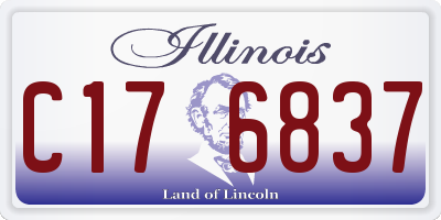 IL license plate C176837