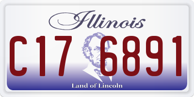 IL license plate C176891