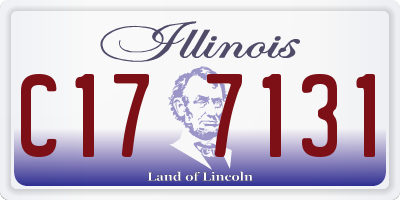 IL license plate C177131