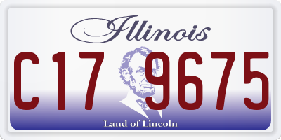IL license plate C179675