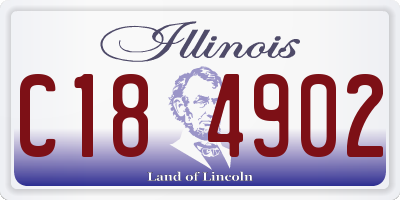 IL license plate C184902