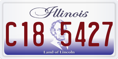 IL license plate C185427