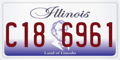 IL license plate C186961