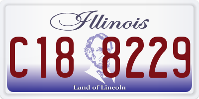 IL license plate C188229
