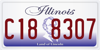 IL license plate C188307
