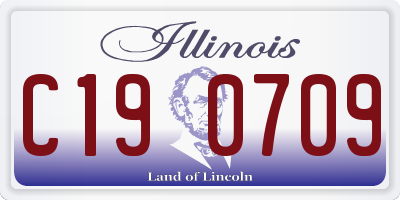 IL license plate C190709