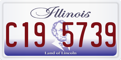 IL license plate C195739