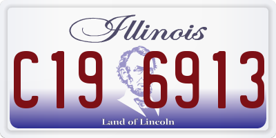 IL license plate C196913