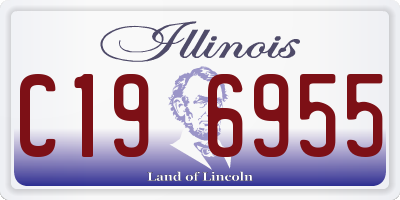 IL license plate C196955