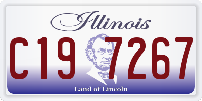 IL license plate C197267
