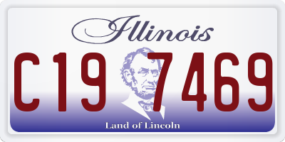 IL license plate C197469