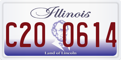 IL license plate C200614