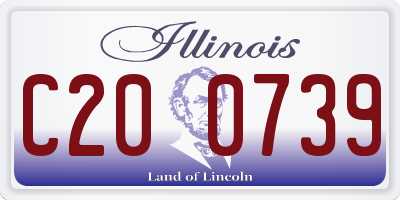 IL license plate C200739