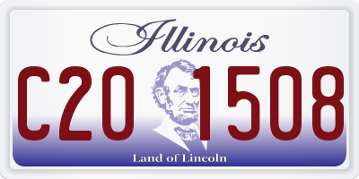 IL license plate C201508