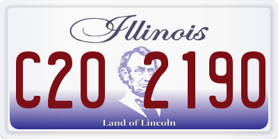 IL license plate C202190
