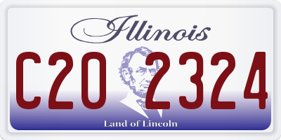 IL license plate C202324